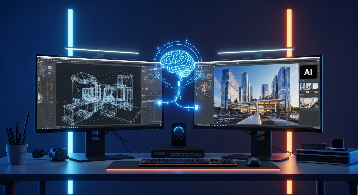 Yapay Zeka ve 3D Render Devrimi: Tasarım Dünyasında Yeni Bir Çağ